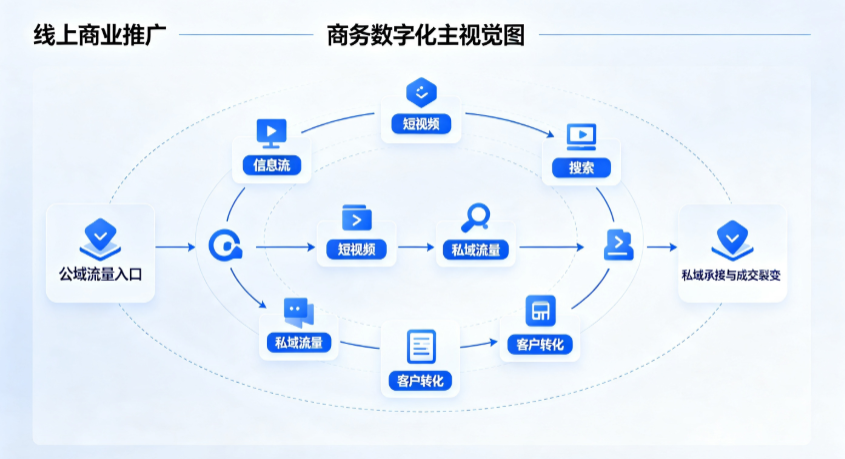 承德县线上商业推广怎么做？全域流量闭环搭建与低成本转化实战指南